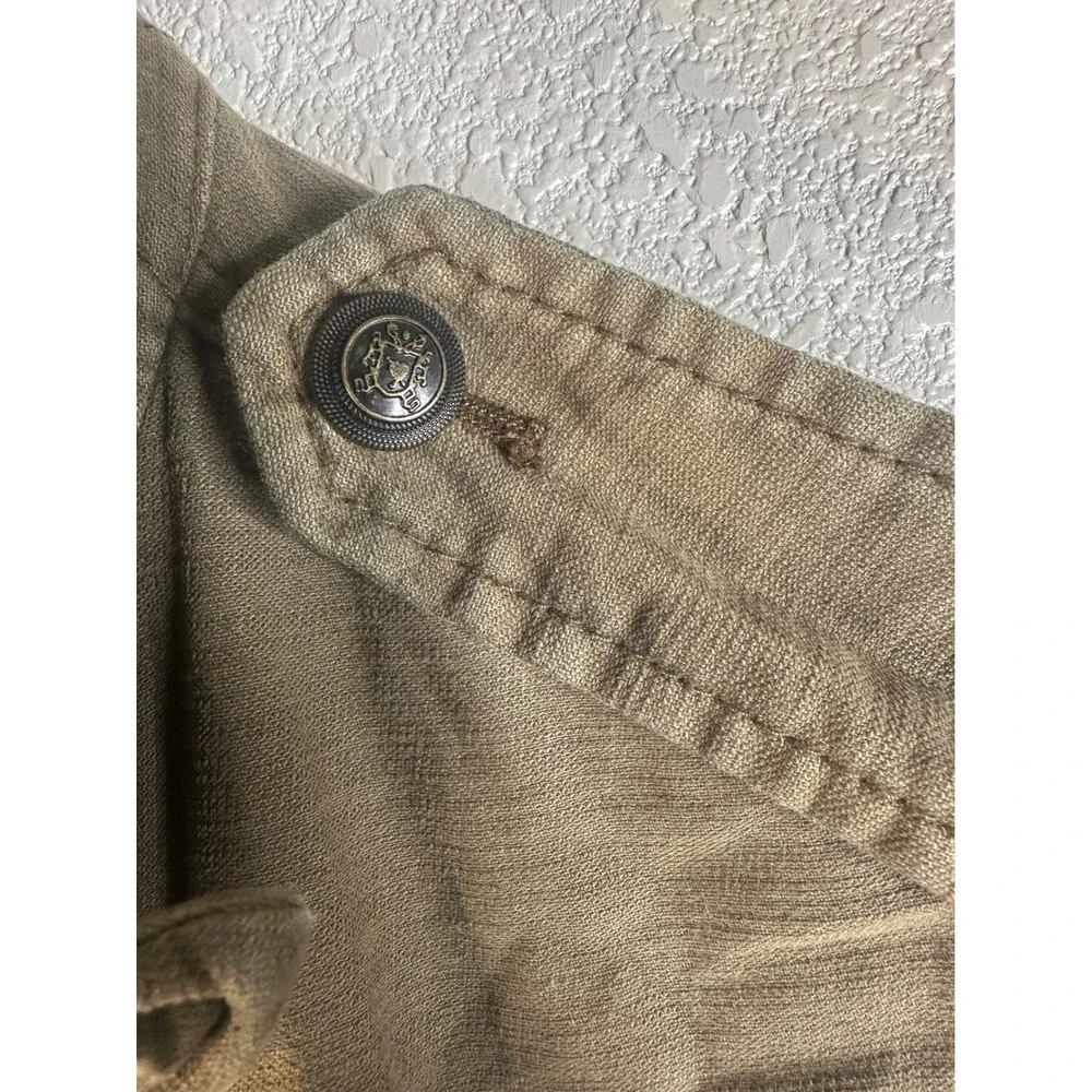 Free People Women's Olive Green Utility Military Field Jacket Size Small